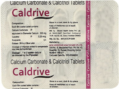 Caldrive Strip Of 10 Tablets