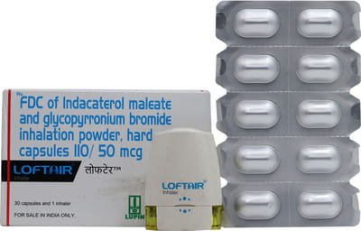 Loftair 110/50mcg Box Of 30 Capsules And 1 Inhaler