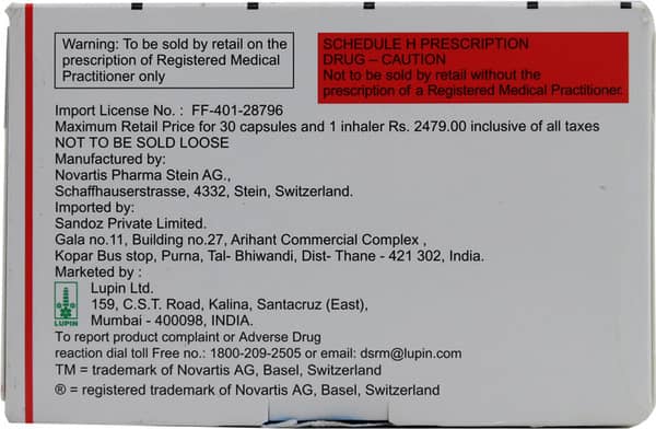 Loftair 110/50mcg Box Of 30 Capsules And 1 Inhaler