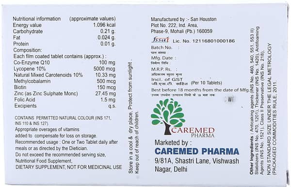 Vitaqten Strip Of 10 Tablets
