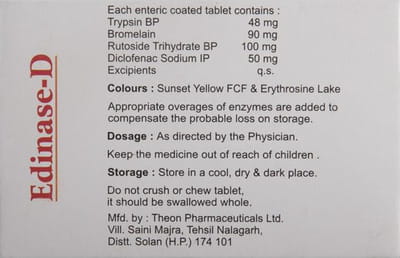 Edinase Ds Strip Of 10 Tablets