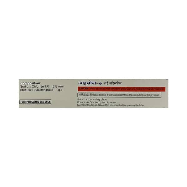 Isol 6% Eye Oint 5Gm