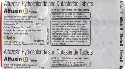 Alfusin D Strip Of 15 Tablets