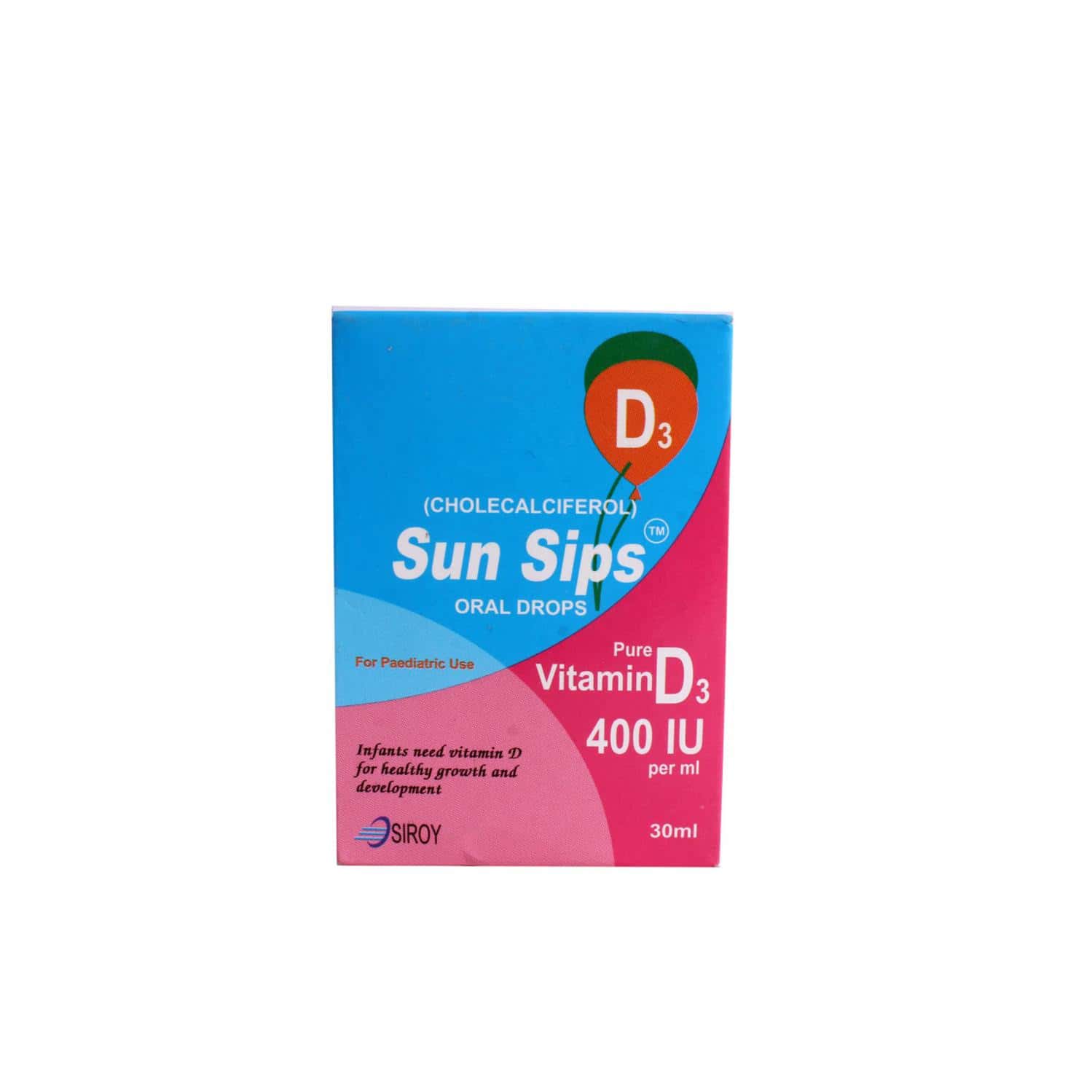 Sun Sips 400 IU/ML Oral Drop (30): Uses, Side Effects, Price & Dosage ...