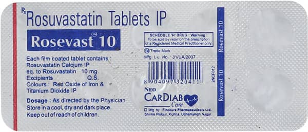 Rosevast 10 Tablet