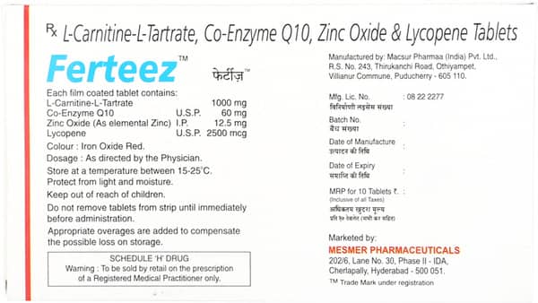 Ferteez Strip Of 10 Tablets