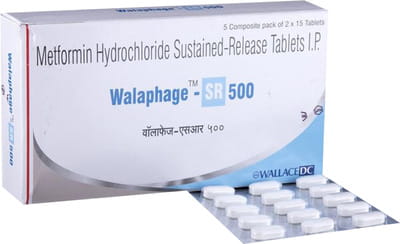Walaphage Sr 500mg Strip Of 15 Tablets