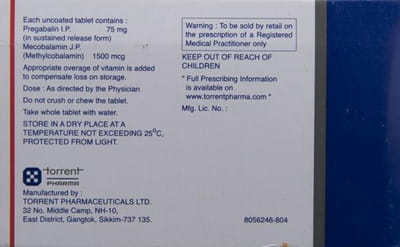 Pregeb M Od 75mg Strip Of 15 Tablets