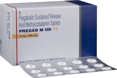 Pregeb M Od 75mg Strip Of 15 Tablets