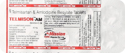 Telmison Am Strip Of 10 Tablets