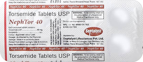 Nephtor 40mg Strip Of 10 Tablets