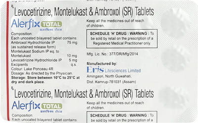 Alerfix Total Strip Of 15 Tablets