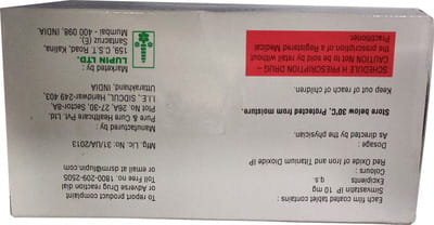 Simlup 10mg Strip Of 10 Tablets