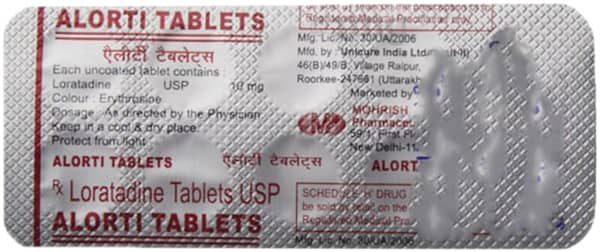 Alorti 10mg Strip Of 10 Tablets