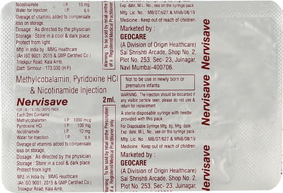Nervisave Ampoule Of 2ml Injection