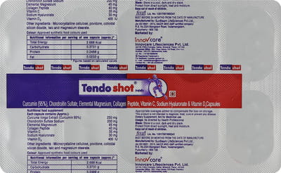 Tendoshot Strip Of 10 Capsules
