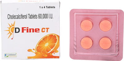 D Fine Ct Strip Of 4 Tablets