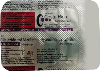 Gleznor M Strip Of 10 Tablets