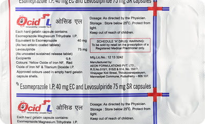 Ocid L Strip Of 10 Capsules