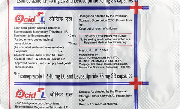 Ocid L Strip Of 10 Capsules
