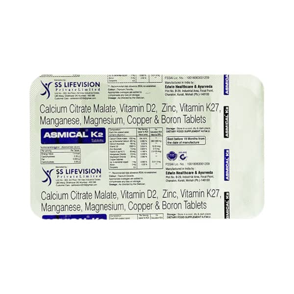 Asmical K2 Strip Of 10 Tablets