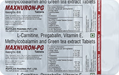 Maxnuron Pg Strip Of 10 Tablet