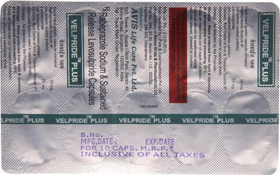 Velpride Plus Strip Of 10 Capsules
