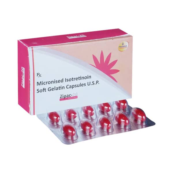 Zipac 20mg Strip Of 10 Capsules