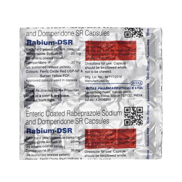 Rabium Dsr Strip Of 15 Capsules
