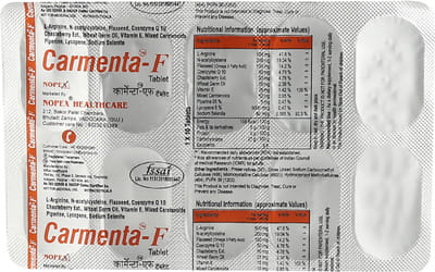 Carmenta F Strip Of 10 Tablets
