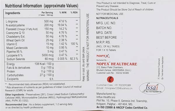 Carmenta F Strip Of 10 Tablets