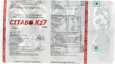 Citabo K2 7 Strip Of 10 Tablets