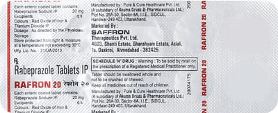 Rafron 20mg Strip Of 10 Tablets