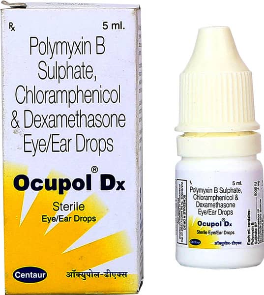 Ocupol Dx Bottle Of 5Ml Eye/Ear Drops
