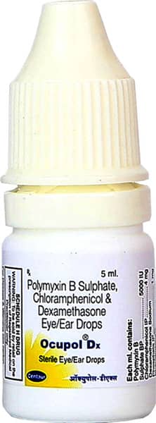 Ocupol Dx Bottle Of 5Ml Eye/Ear Drops
