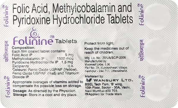 Folinine Strip Of 15 Tablets