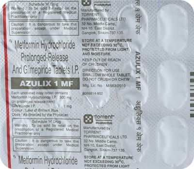 Azulix Mf 1mg Strip Of 15 Tablets
