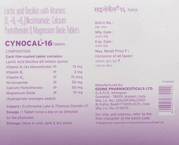 Cynocal-16 RF Tablet