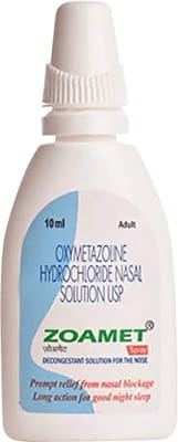 Zoamet Bottle Of 10ml Nasal Spray