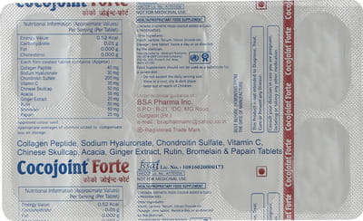 Cocojoint Forte Strip Of 10 Tablets