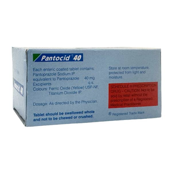 Pantocid 40Mg Strip Of 15 Tablets