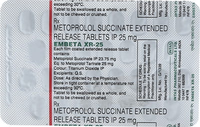 Embeta Xr 25mg Strip Of 30 Tablets