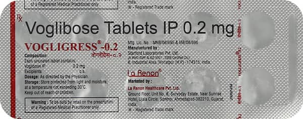 Vogligress 0.2Mg Strip Of 10 Tablets