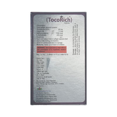 Tocorich Strip Of 10 Capsules