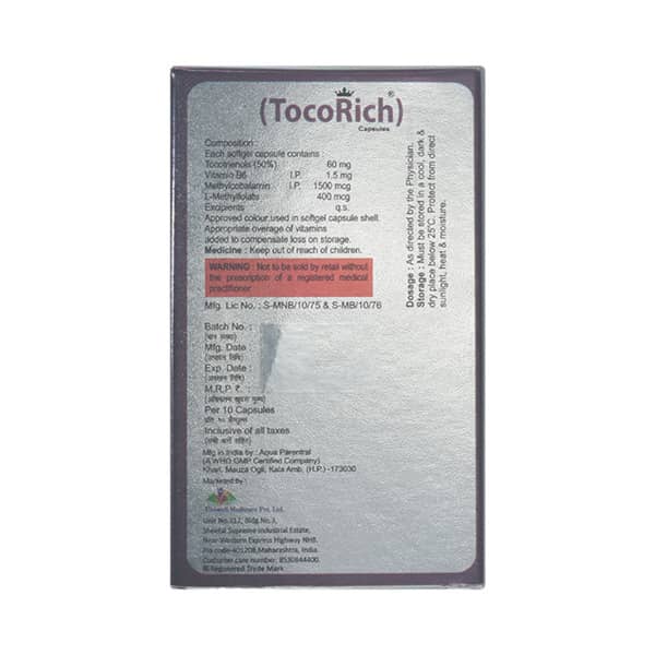 Tocorich Strip Of 10 Capsules