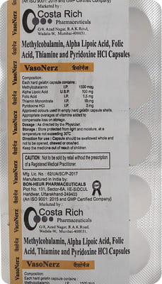Vasonerz Strip Of 10 Capsules