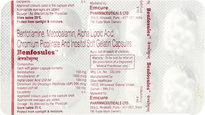 Benfosules Strip Of 10 Capsules