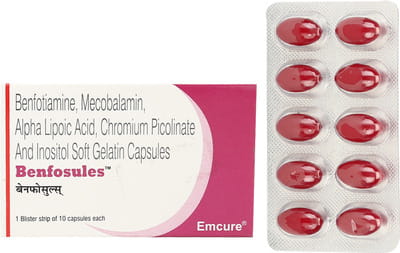 Benfosules Strip Of 10 Capsules
