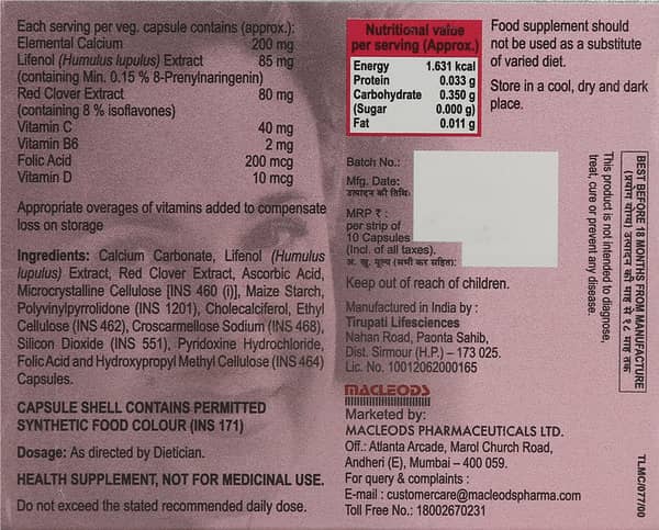 Menojoy Strip Of 10 Capsules