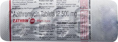 Zathrin 500mg Strip Of 5 Tablets